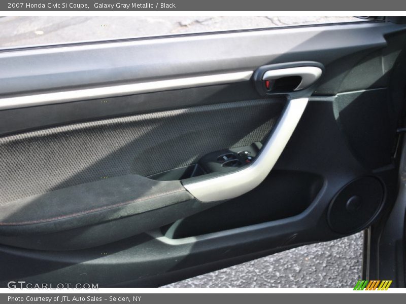 Galaxy Gray Metallic / Black 2007 Honda Civic Si Coupe