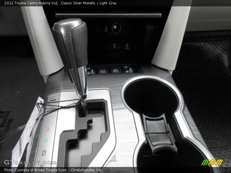 Classic Silver Metallic / Light Gray 2012 Toyota Camry Hybrid XLE