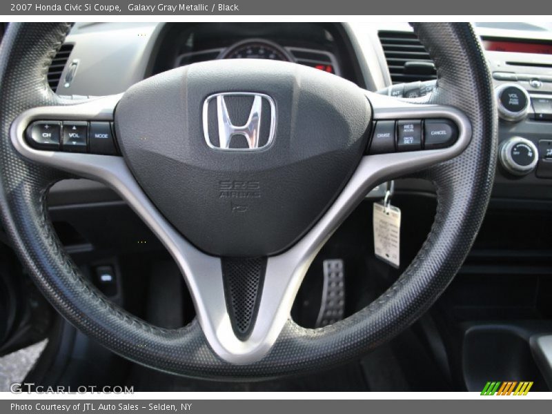 Galaxy Gray Metallic / Black 2007 Honda Civic Si Coupe
