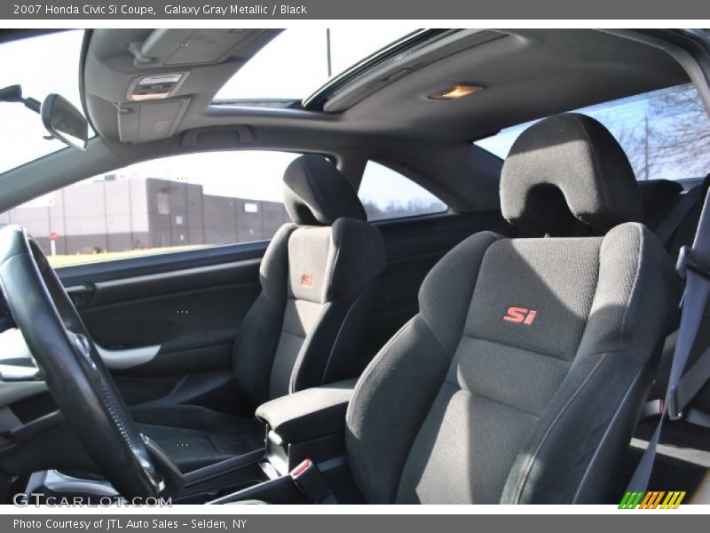 Galaxy Gray Metallic / Black 2007 Honda Civic Si Coupe