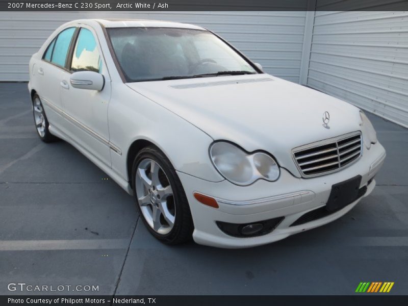 Arctic White / Ash 2007 Mercedes-Benz C 230 Sport