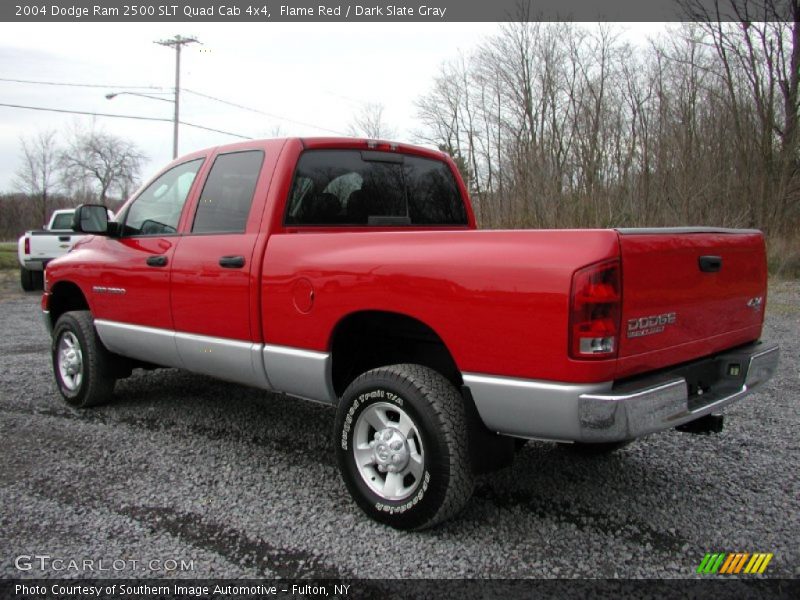 Flame Red / Dark Slate Gray 2004 Dodge Ram 2500 SLT Quad Cab 4x4