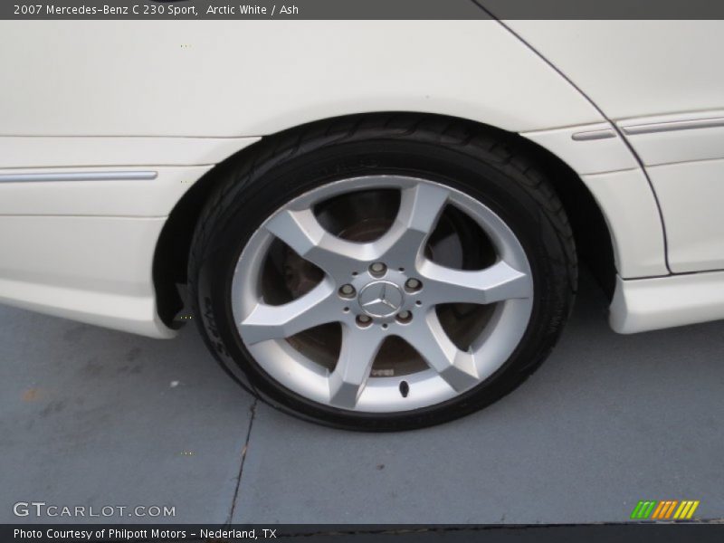 Arctic White / Ash 2007 Mercedes-Benz C 230 Sport
