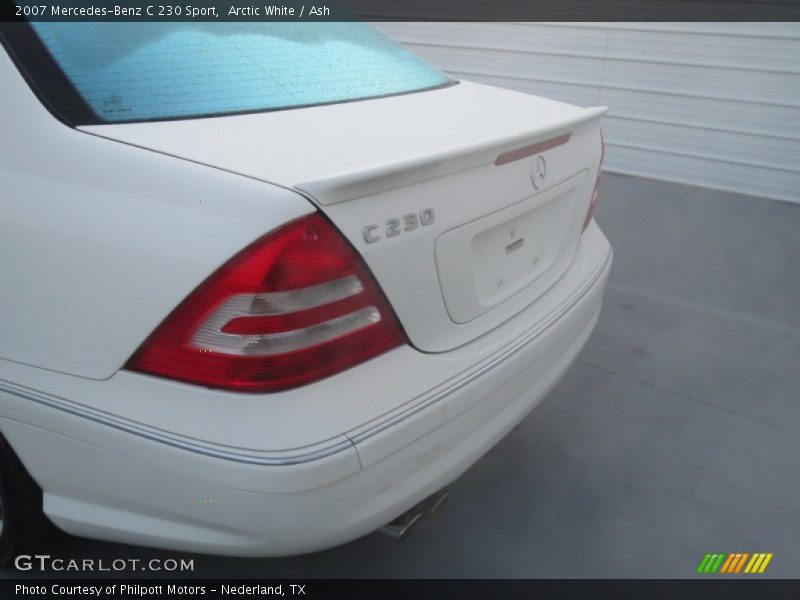 Arctic White / Ash 2007 Mercedes-Benz C 230 Sport