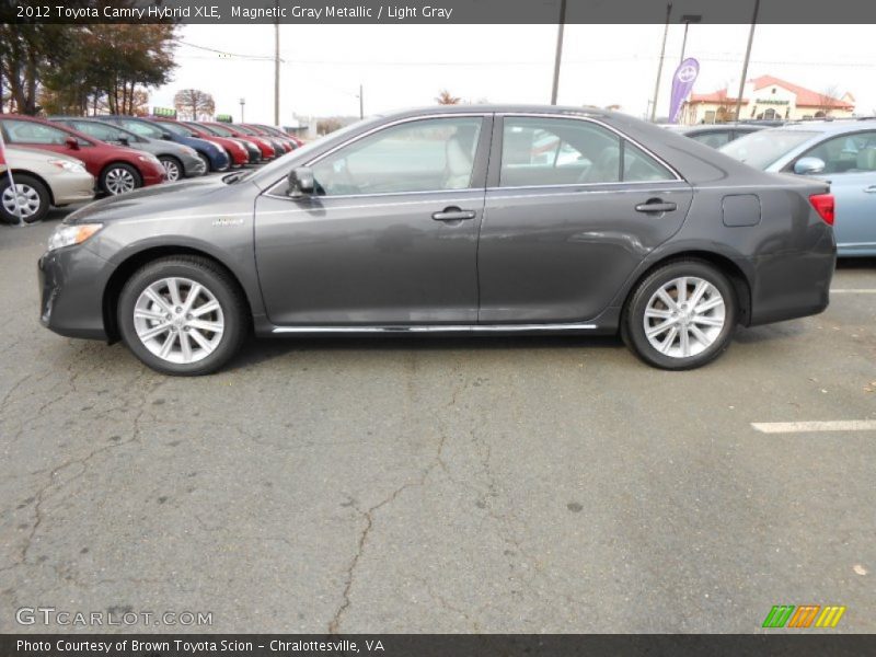 Magnetic Gray Metallic / Light Gray 2012 Toyota Camry Hybrid XLE