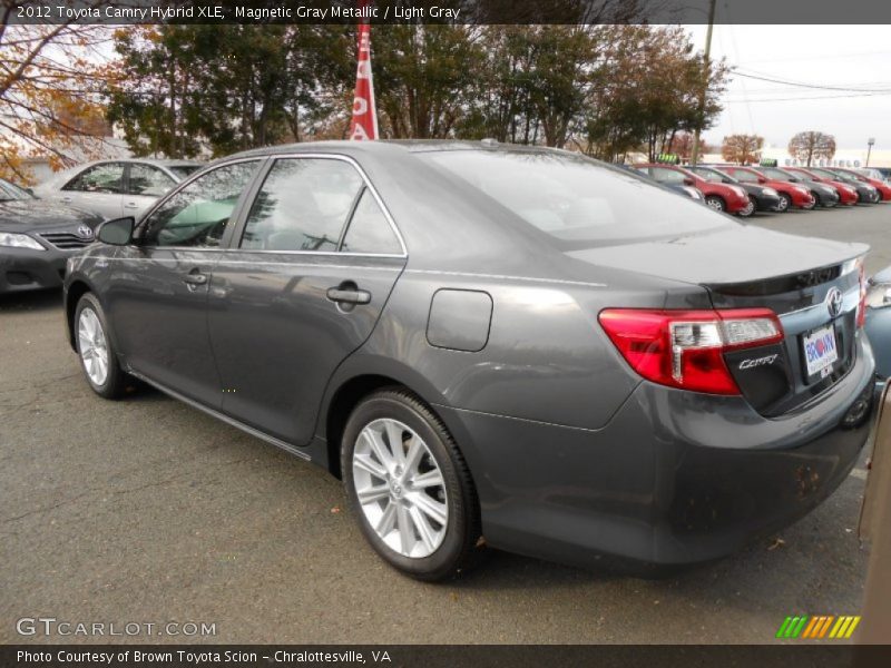 Magnetic Gray Metallic / Light Gray 2012 Toyota Camry Hybrid XLE
