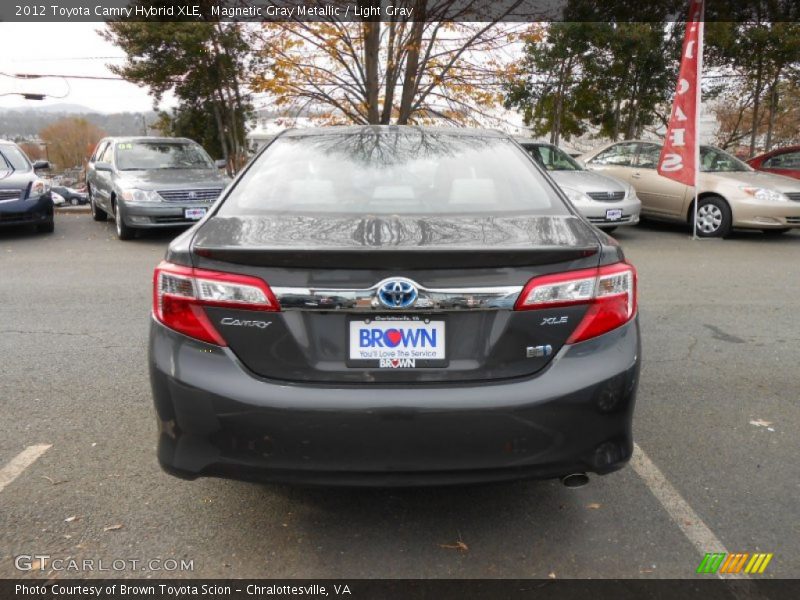 Magnetic Gray Metallic / Light Gray 2012 Toyota Camry Hybrid XLE
