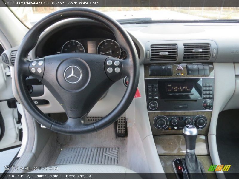 Arctic White / Ash 2007 Mercedes-Benz C 230 Sport