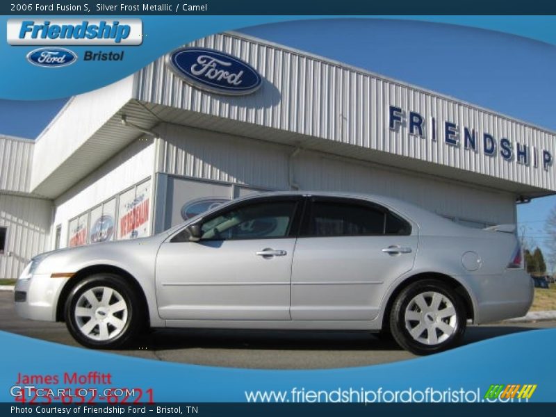 Silver Frost Metallic / Camel 2006 Ford Fusion S