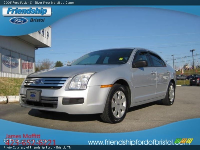 Silver Frost Metallic / Camel 2006 Ford Fusion S