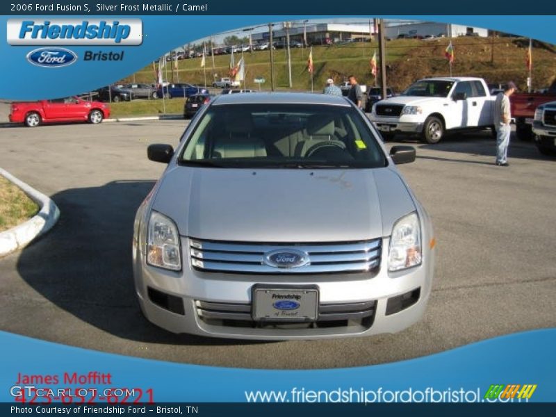 Silver Frost Metallic / Camel 2006 Ford Fusion S