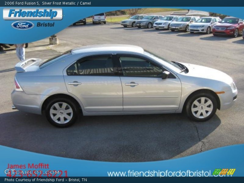 Silver Frost Metallic / Camel 2006 Ford Fusion S