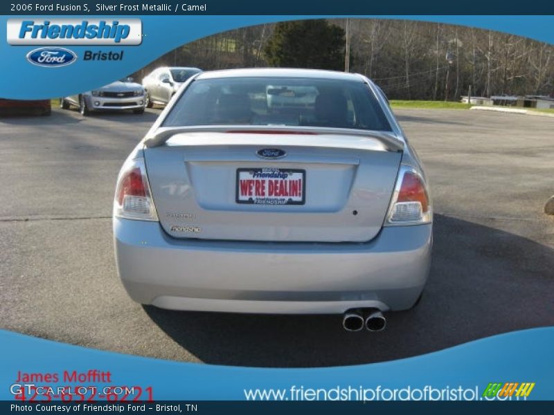Silver Frost Metallic / Camel 2006 Ford Fusion S