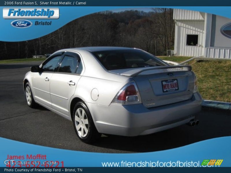 Silver Frost Metallic / Camel 2006 Ford Fusion S