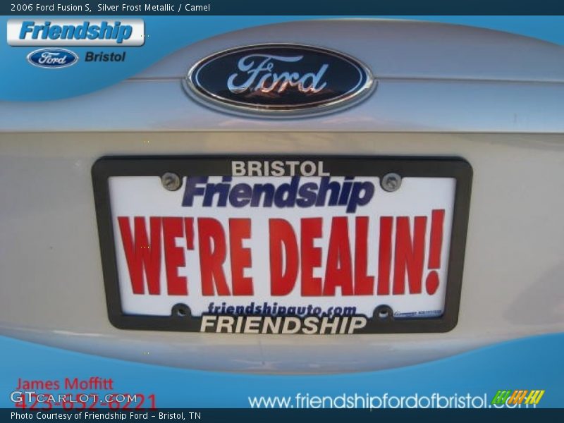 Silver Frost Metallic / Camel 2006 Ford Fusion S