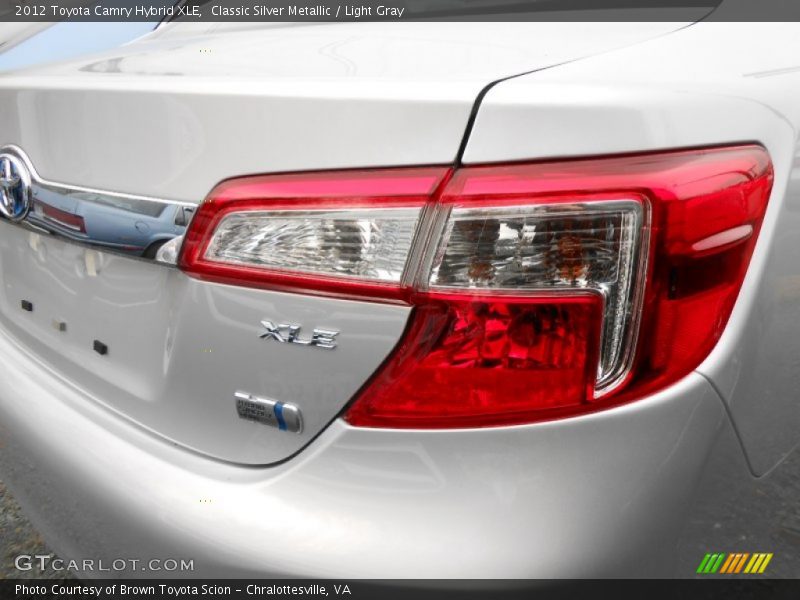 Classic Silver Metallic / Light Gray 2012 Toyota Camry Hybrid XLE