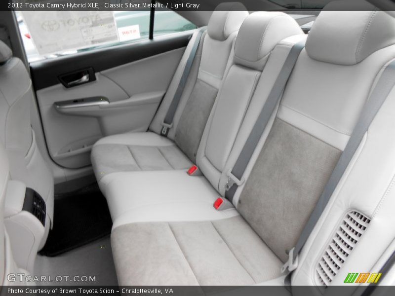 Classic Silver Metallic / Light Gray 2012 Toyota Camry Hybrid XLE