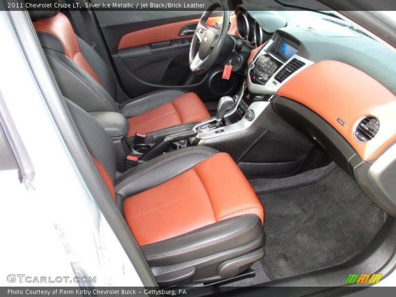  2011 Cruze LT Jet Black/Brick Leather Interior
