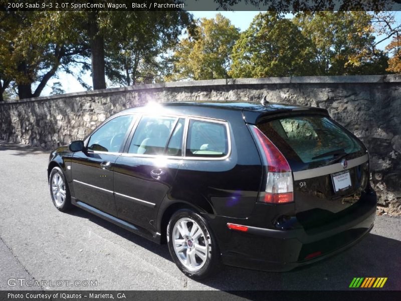 Black / Parchment 2006 Saab 9-3 2.0T SportCombi Wagon