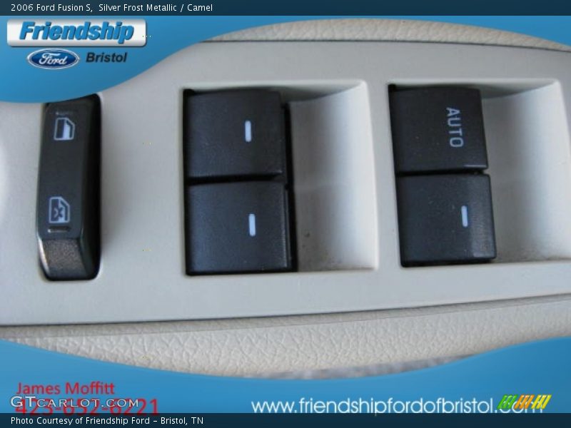 Silver Frost Metallic / Camel 2006 Ford Fusion S