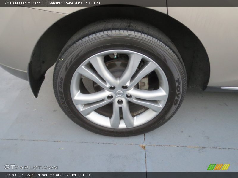 Saharan Stone Metallic / Beige 2010 Nissan Murano LE
