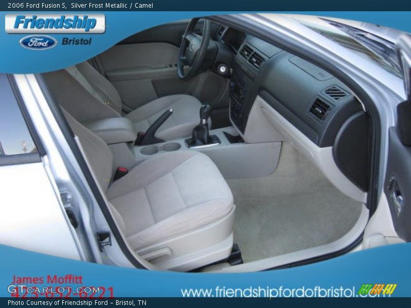 Silver Frost Metallic / Camel 2006 Ford Fusion S