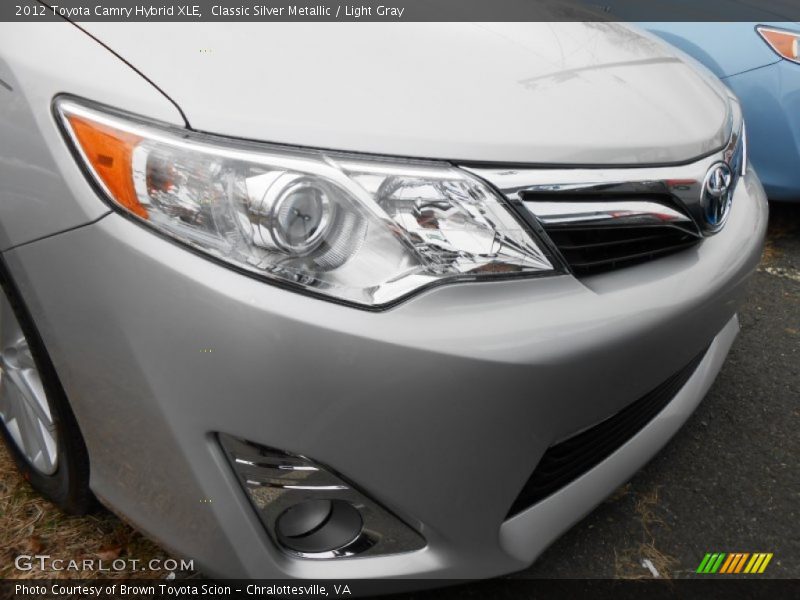 Classic Silver Metallic / Light Gray 2012 Toyota Camry Hybrid XLE