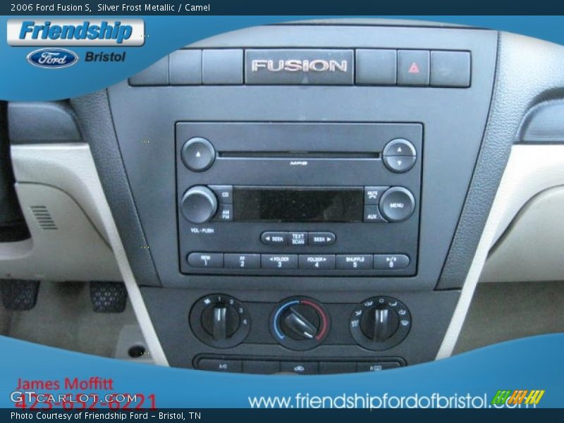 Silver Frost Metallic / Camel 2006 Ford Fusion S