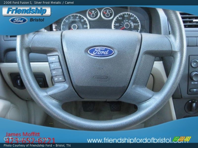 Silver Frost Metallic / Camel 2006 Ford Fusion S