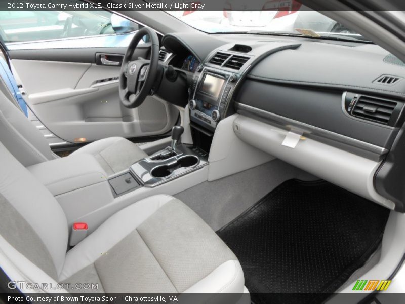 Classic Silver Metallic / Light Gray 2012 Toyota Camry Hybrid XLE