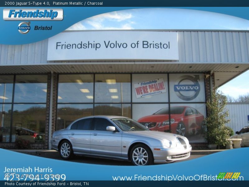 Platinum Metallic / Charcoal 2000 Jaguar S-Type 4.0