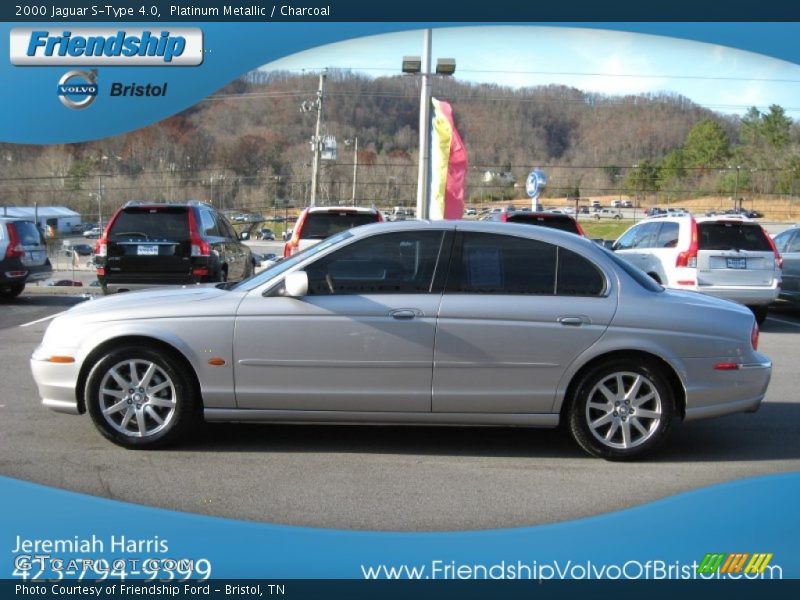 Platinum Metallic / Charcoal 2000 Jaguar S-Type 4.0
