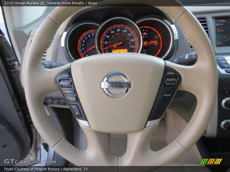 Saharan Stone Metallic / Beige 2010 Nissan Murano LE