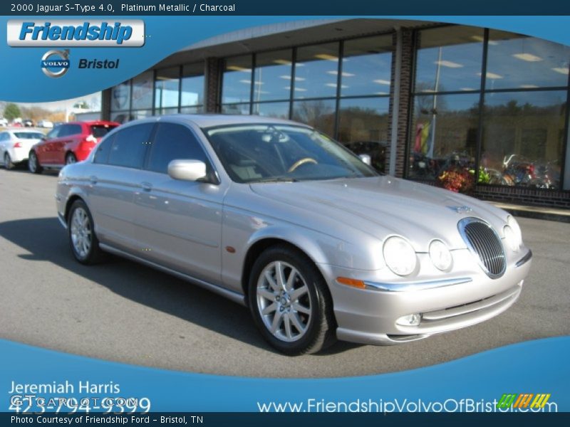 Platinum Metallic / Charcoal 2000 Jaguar S-Type 4.0
