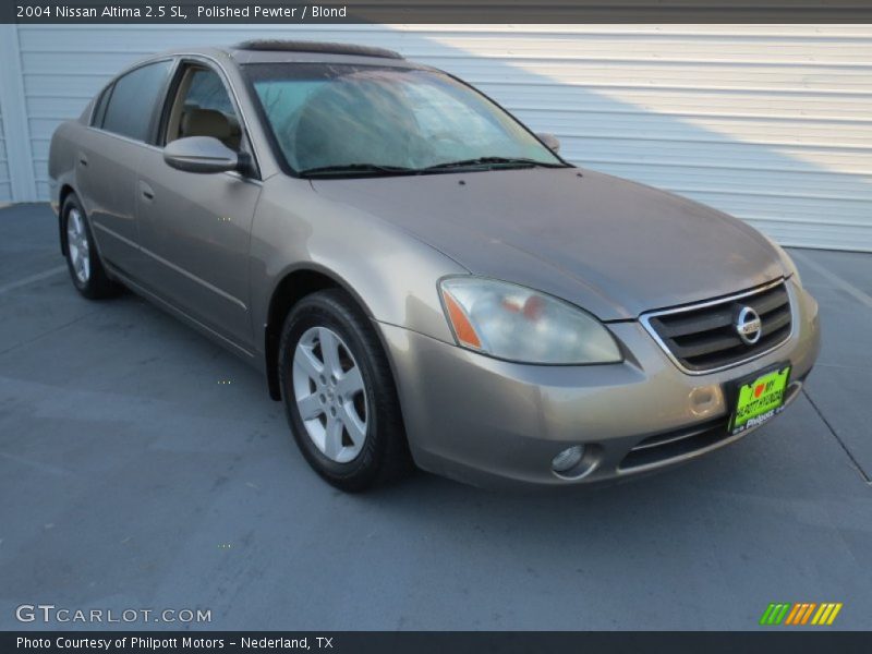 Polished Pewter / Blond 2004 Nissan Altima 2.5 SL