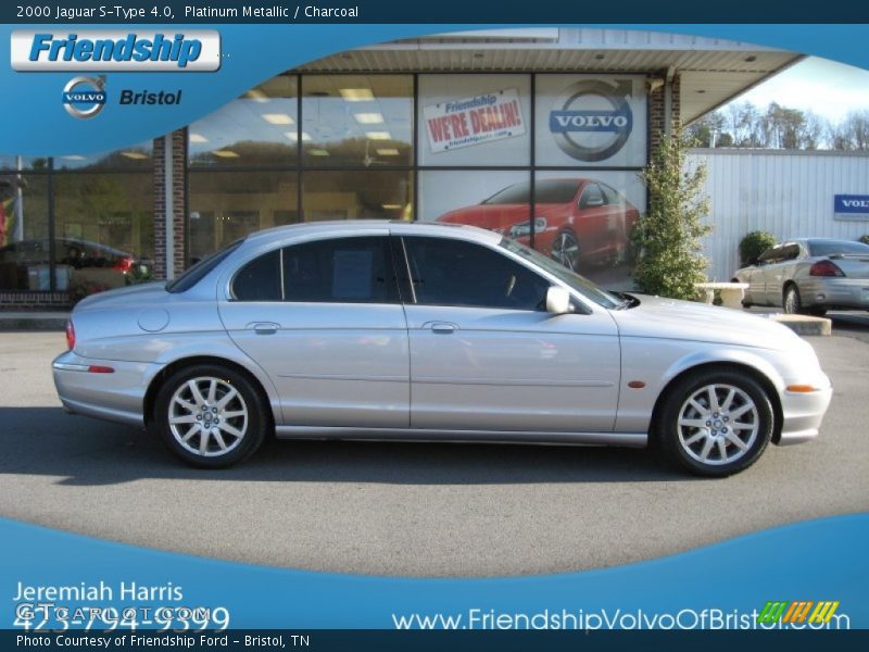 Platinum Metallic / Charcoal 2000 Jaguar S-Type 4.0