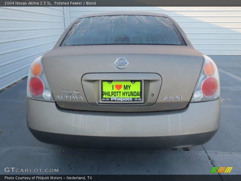 Polished Pewter / Blond 2004 Nissan Altima 2.5 SL