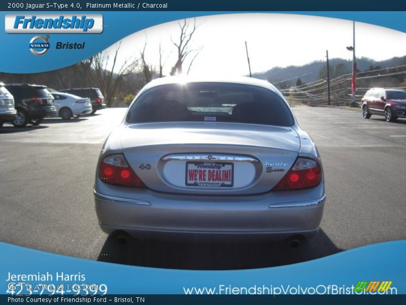 Platinum Metallic / Charcoal 2000 Jaguar S-Type 4.0