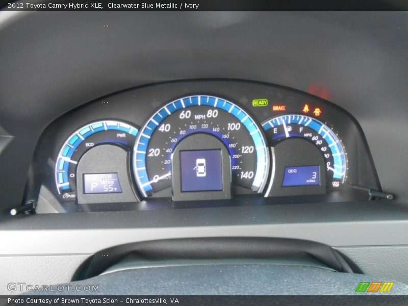  2012 Camry Hybrid XLE Hybrid XLE Gauges