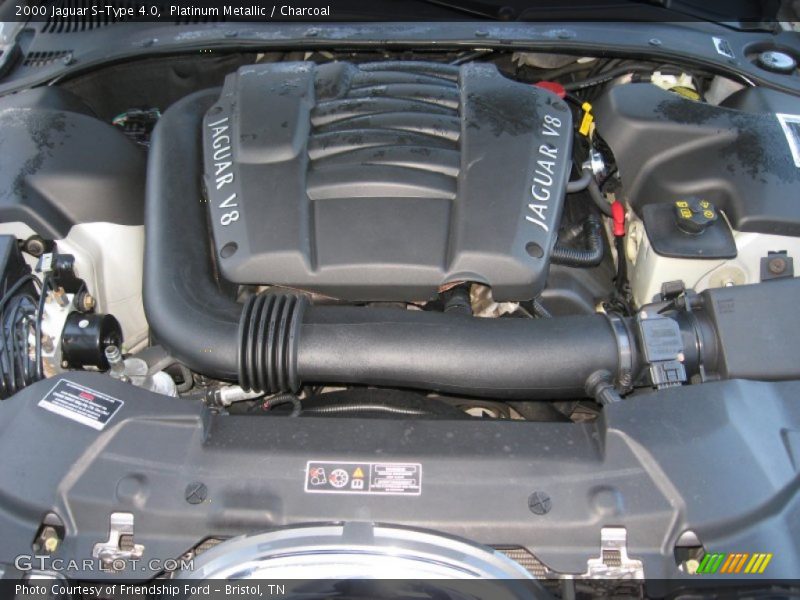Platinum Metallic / Charcoal 2000 Jaguar S-Type 4.0