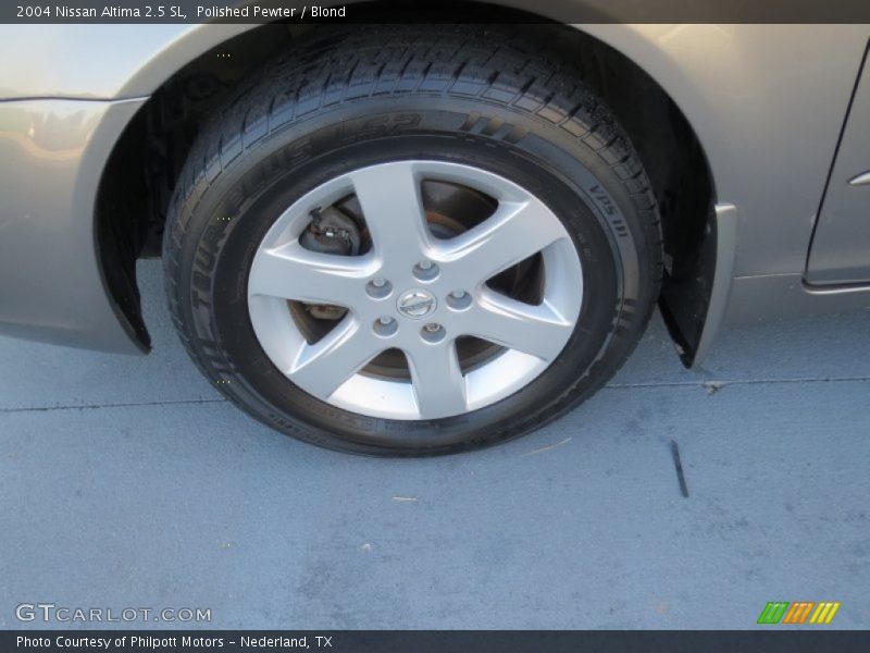 Polished Pewter / Blond 2004 Nissan Altima 2.5 SL