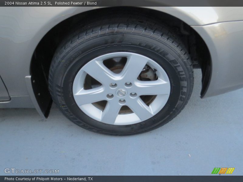 Polished Pewter / Blond 2004 Nissan Altima 2.5 SL