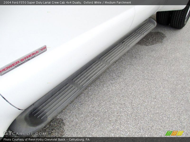 Oxford White / Medium Parchment 2004 Ford F350 Super Duty Lariat Crew Cab 4x4 Dually