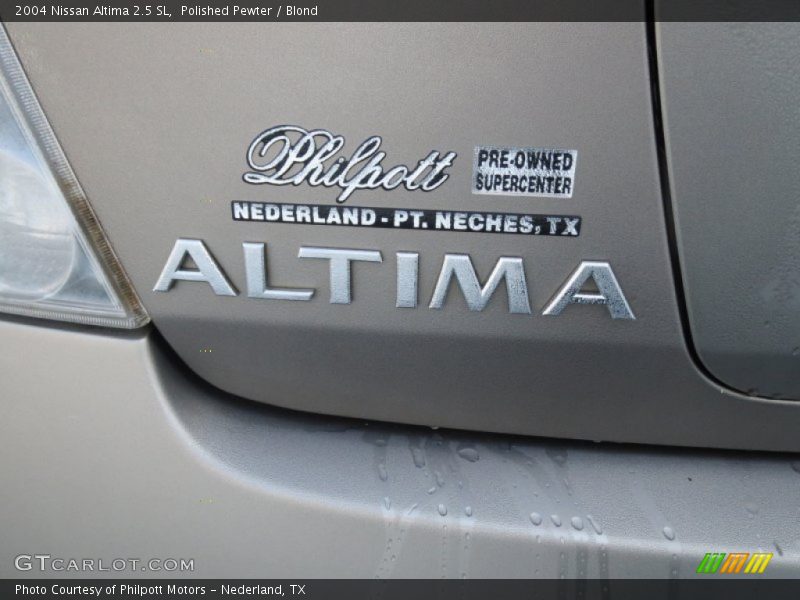 Polished Pewter / Blond 2004 Nissan Altima 2.5 SL