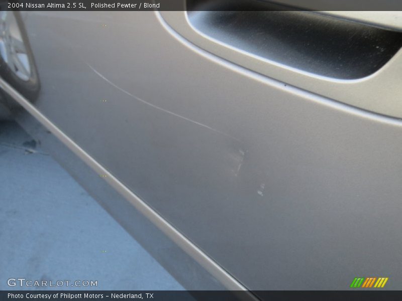 Polished Pewter / Blond 2004 Nissan Altima 2.5 SL