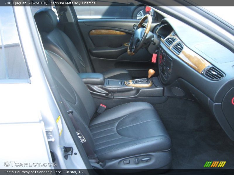 Platinum Metallic / Charcoal 2000 Jaguar S-Type 4.0