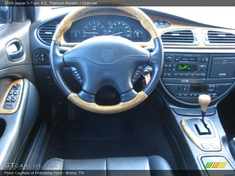 Platinum Metallic / Charcoal 2000 Jaguar S-Type 4.0