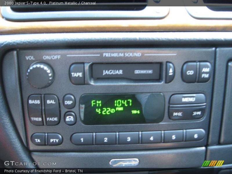 Platinum Metallic / Charcoal 2000 Jaguar S-Type 4.0