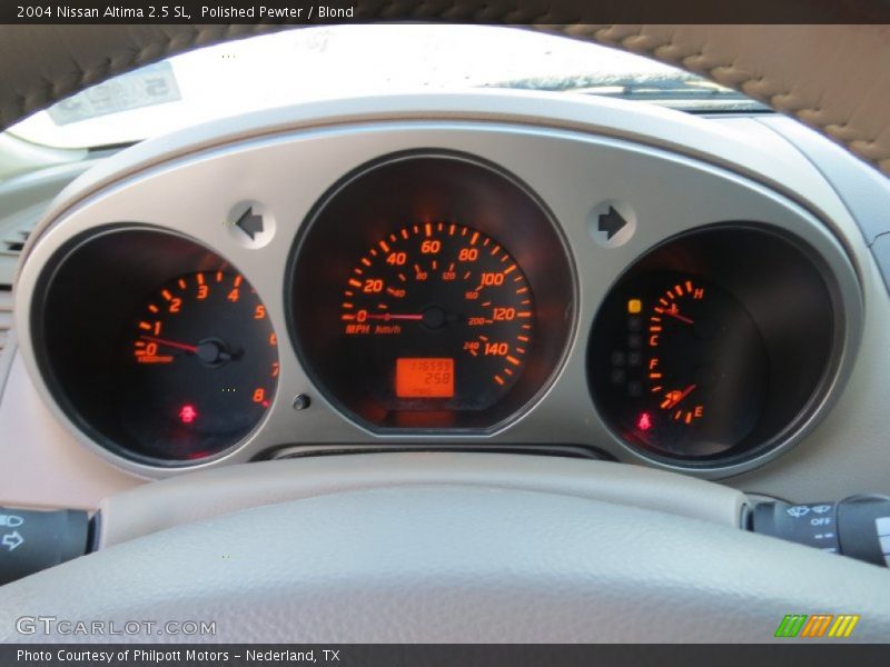 Polished Pewter / Blond 2004 Nissan Altima 2.5 SL