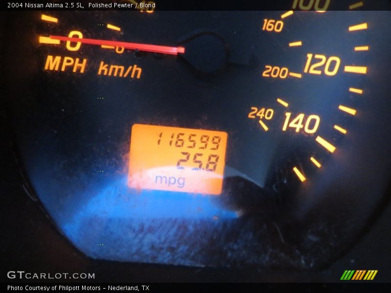 Polished Pewter / Blond 2004 Nissan Altima 2.5 SL